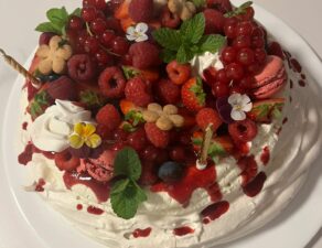 gâteau chef à domicile événement Orange