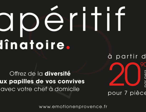 apéritif dînatoire Cavaillon chef à domicile